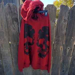Hot Topis skeleton hoodie
